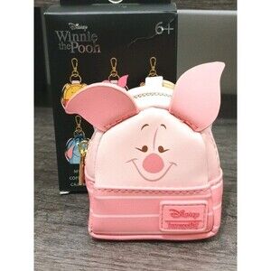 Loungefly Disney Piglet Winnie the Pooh & Friends Mini Backpack Bag Charm